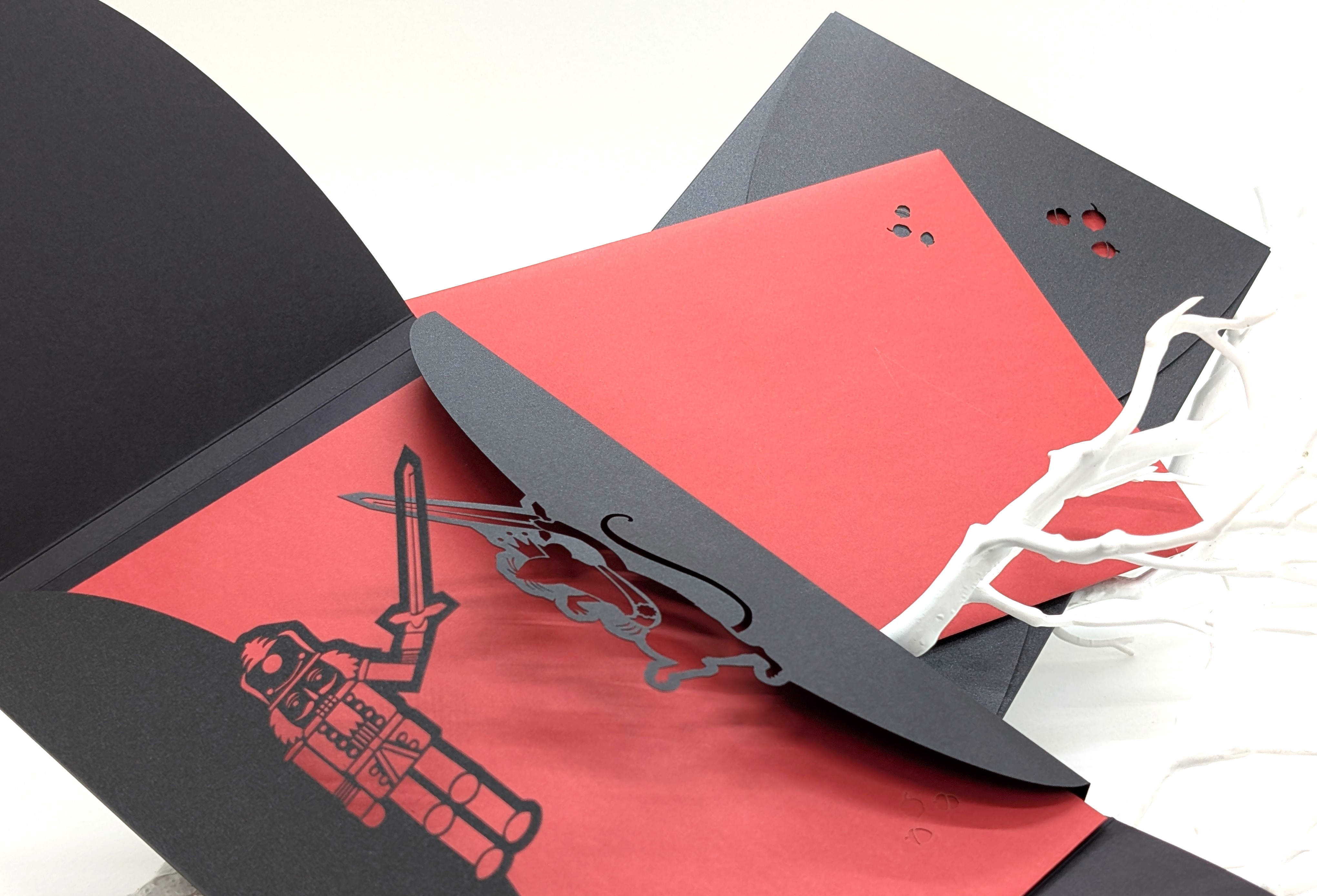 Geschenkverpackung "Der Nussknacker" gelasert
