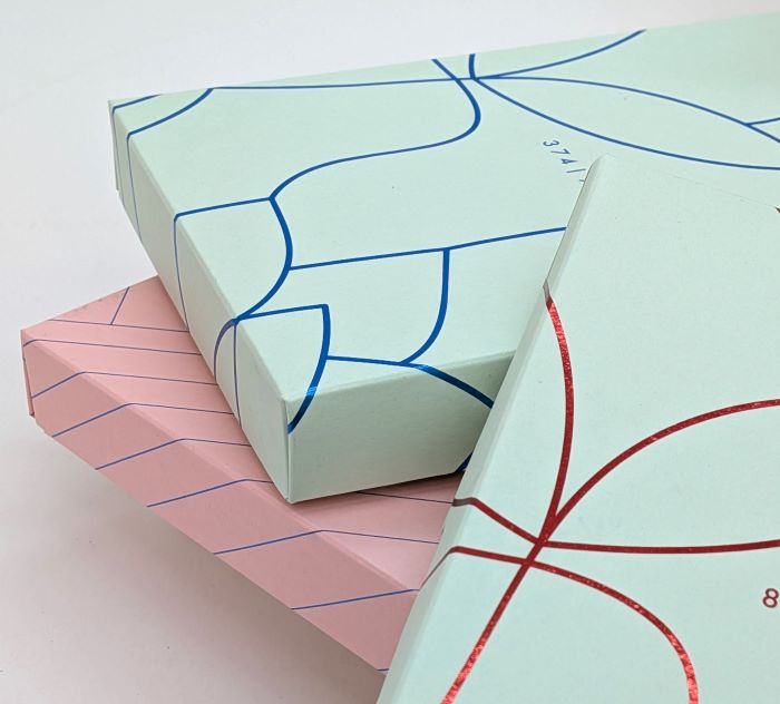 hochwertiges Give-Away: Geschenkverpackung mit Heißfolienprägung