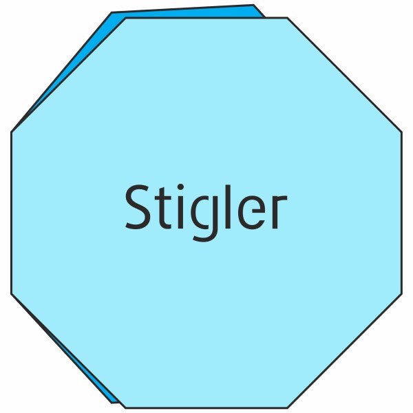 Octagon - achteckige Broschüren